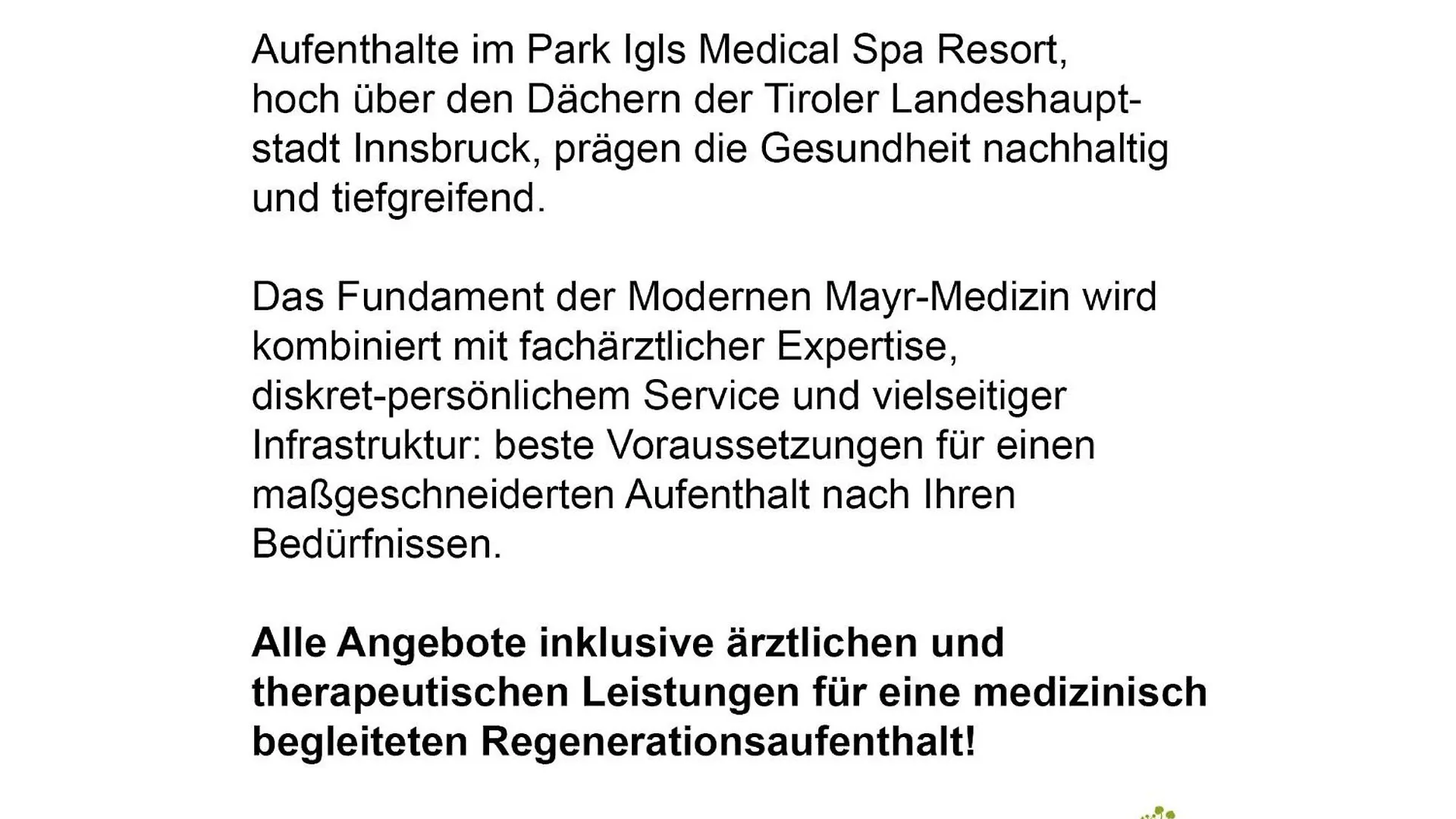 Park Igls - Medical Spa Resort Innsbruck Austria